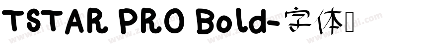 TSTAR PRO Bold字体转换